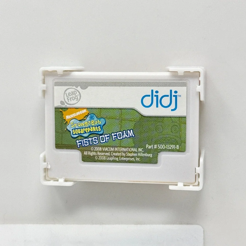 LeapFrog Didj SpongeBob SquarePants Fists of Foam Math Game 2008 Nickelodeon
